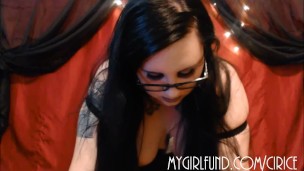 Chubby Goth Riding You Simulation