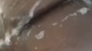 Soap Runs Over Thick Ass
