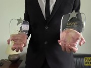 Blonde milf Nova Shields gets all of her love holes impaled 2/16