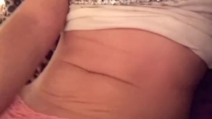 Lonely wife playing with her tight wet pussy *forgotten footage*