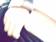 naughty redhead teen flashes tits and pussy in public 10/16