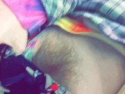 naughty redhead teen flashes tits and pussy in public 11/16