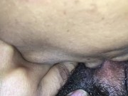 Eating my gf creamy juicy pussy 1/16