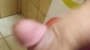 very hard cock masturbates a big dick and good milky finish