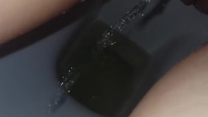 Gina's close up Pussy dirty pissing girl girls bold pussy on toilett