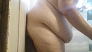 Jay dragon riding dildo in shower fat gay chubby