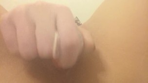 The first masturbation on cam.