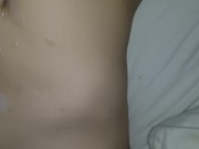 Massive double cum shot on hot Asian 16/16