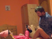 Picky bitch fucked from the doorstep of the house 16/16