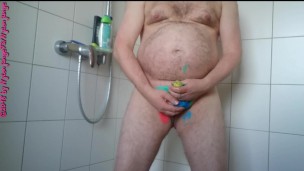 Geiler Spaß mit der Fingerfarbe