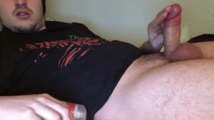 Getting my Soft Uncut Dick Hard and Emptying my Big Balls with a JOI!