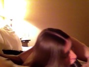 she sucks a mean dick with a grapefurit super sloppy blowjob 2/16