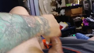 Making him Cum for me