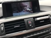 Horny girl play with herself during the ride 7/16