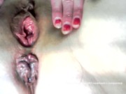 V42 Asswinking pussy squeezing with speculum play 16/16