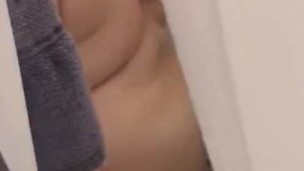 Long hair bbw teen sexy shower teaser