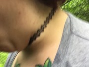 Outdoor Amateur Blow Job Facial Cum Shot 4/16