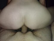 Reverse Cowgirl busting balls 3/16