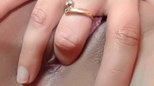 pussy fingering close up