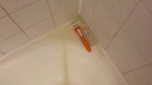 Pissin on stuff in the shower
