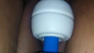 Hitachi wand on loud bbw