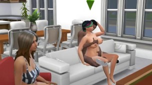 getting freaky on the couch sims 4