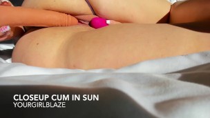 Closeup Cum In Sun