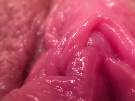 Macro Super Close Up of my Dripping Pulsating Pussy