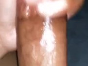 Teasing stroking my bbc