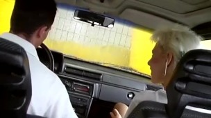 germa milf picked up for car sex