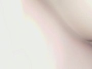 Hot Asian pussy CREAMPIES all over fat white cock 14/16