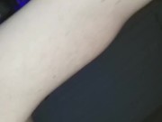 Hot Asian pussy CREAMPIES all over fat white cock 7/16