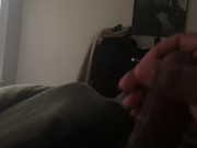 Jerking off while my wife is in the other room