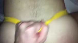 Bubble butt bottom takes fat white cock
