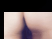 Curvy blonde in short dress using pink dildo on wet juicy pussy 3/16