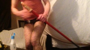 Swed crossdresser cleaning Livingroom is needed Vol:1