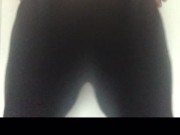 Curvy blonde in tight yoga pants 2/16