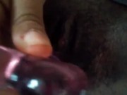 ebony pussy play