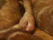 Underwater FootJob Cumshot | Ginger Teen Rubbing Cock with her Feet to Cum 11/16