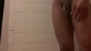 Shower action hot and wet
