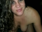 HUGE dripping cum load for sexy amateur riding dick 1/16