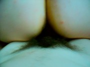 Quick fuck with mom. Creampie on her pussy. 8/16