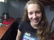 Horny Riding, Cum on Big Cock, Doggystyle Fuck and Cum 2/16