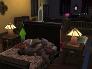 pink hair don't care sims4