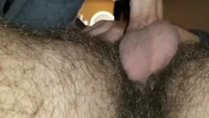 Fucking my flashlight with huge cock