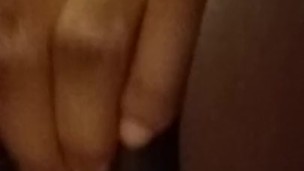 Teasing her clit