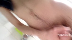 I touch myself under the shower