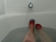 Feet Soaking In Bath 10/16