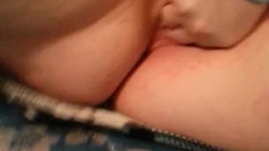 Naughty Nicole fingers her tight pussy