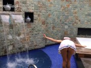 GweenBlack showing her ass and swimming naked 3/16